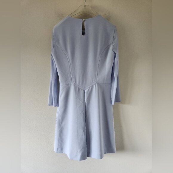 TED BAKER | Haswell Embellished A-Line Dress Baby Blue sz 8 - Picture 3 of 10
